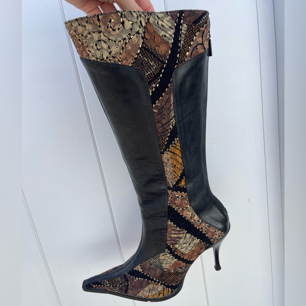 SOLD Viguevanos Italian Vintage Rare Boots EU 35 US Size 5/5 1/2 - Picture 3 of 15